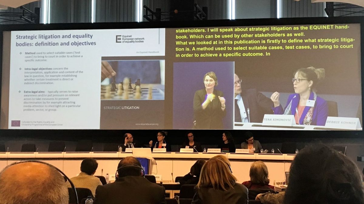 Deputy Ombudswoman at 2019 EU Work Forum on the rights of persons with disabilities