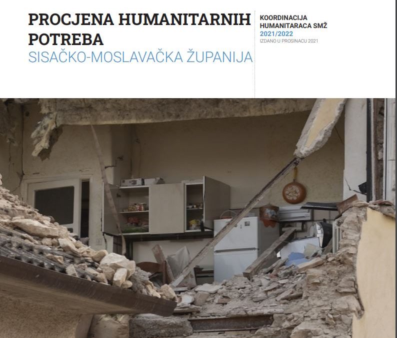 Humanitarne potrebe potresom pogođenog stanovništva Sisačko-moslavačke županije