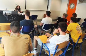 Predavanje studentima novinarstva iz Njemačke