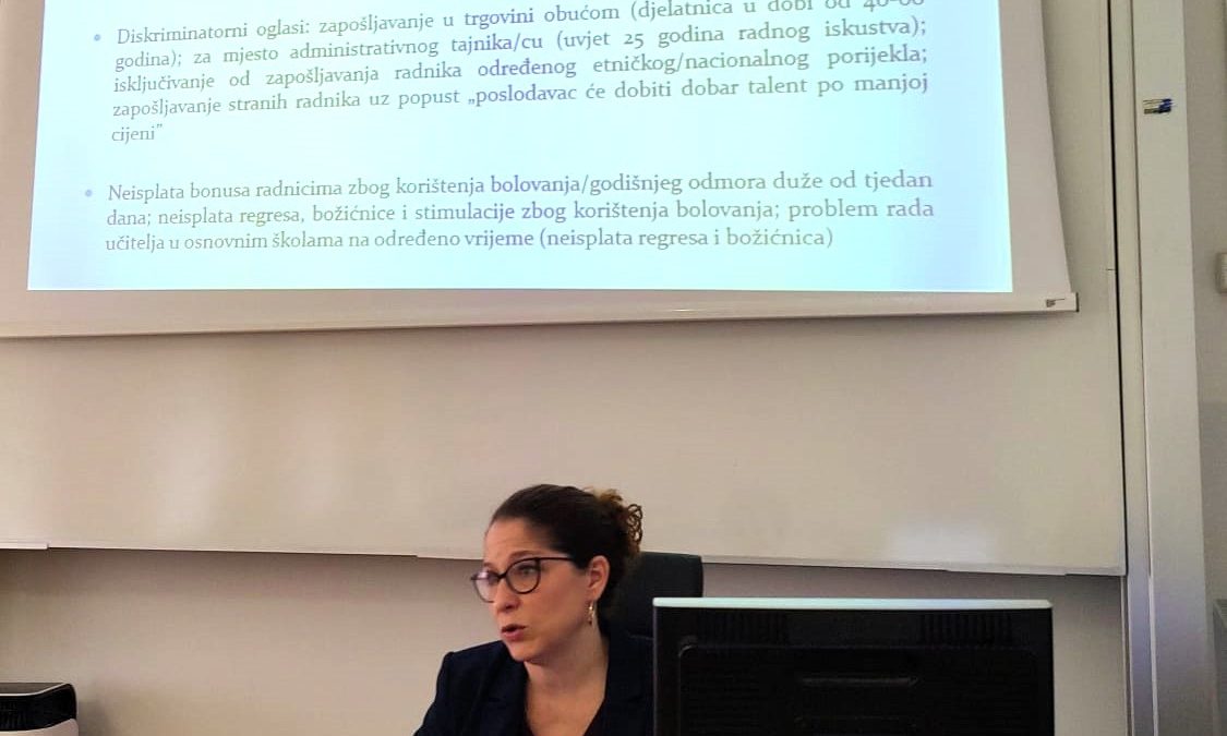 Ombudswoman Presents Practical Insights on Workplace Discrimination to Law Students